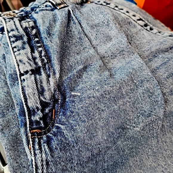 Garage Denim Womens Straight Leg High Rise 4 Pkt Zip & Button Mom Jeans Sz 5/27 - Picture 10 of 10